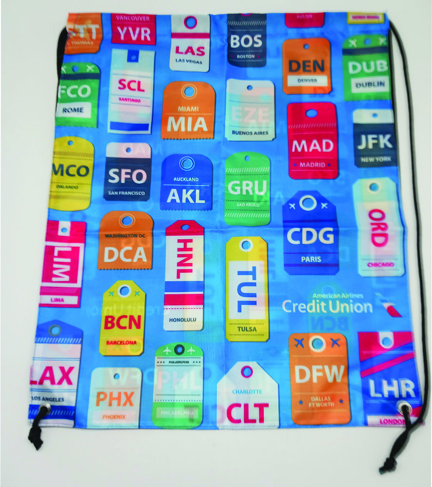 Drawstring Bag W/Strings 5