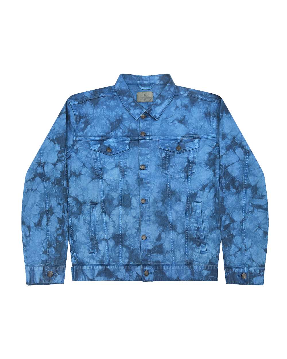 Unisex Tie-Dyed Denim Jacket - 9050 6