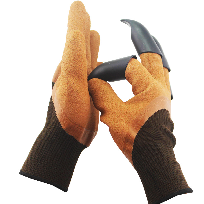 Waterproof and Breathable Planting Weeding Garden Gloves with Claws 2