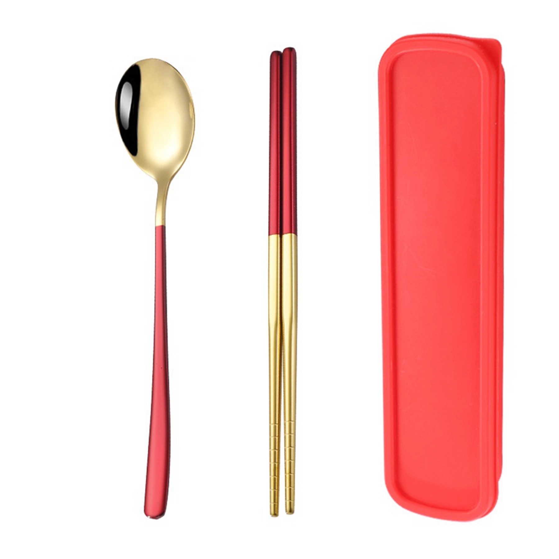 410 Stainless Steel Cutlery Set with Case 5