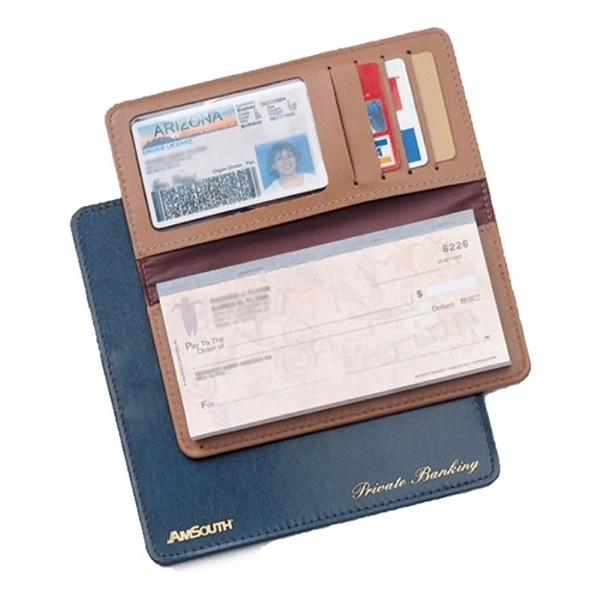 Leather Checkbook Covers 3-1/2" x 6-5/8" 2