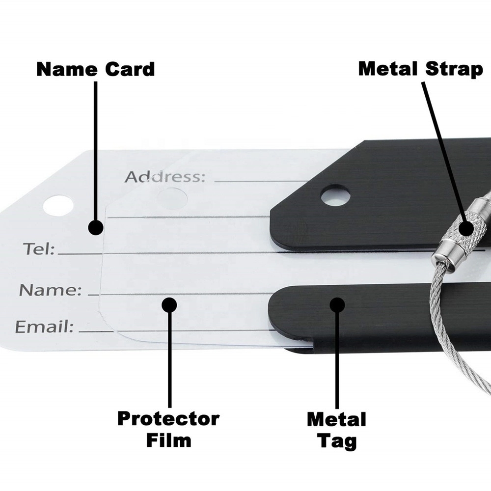 Stainless Steel Luggage Tags 3