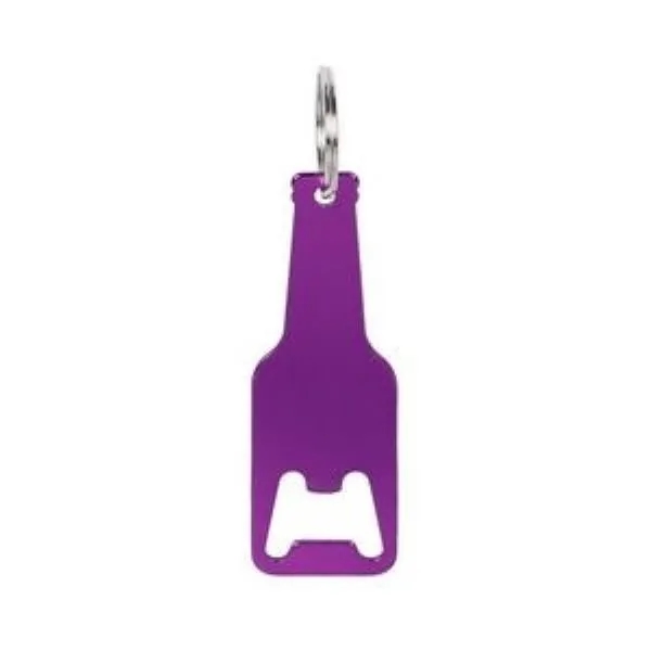 Bottle Shaped Metallic Opener with Key Chain 6