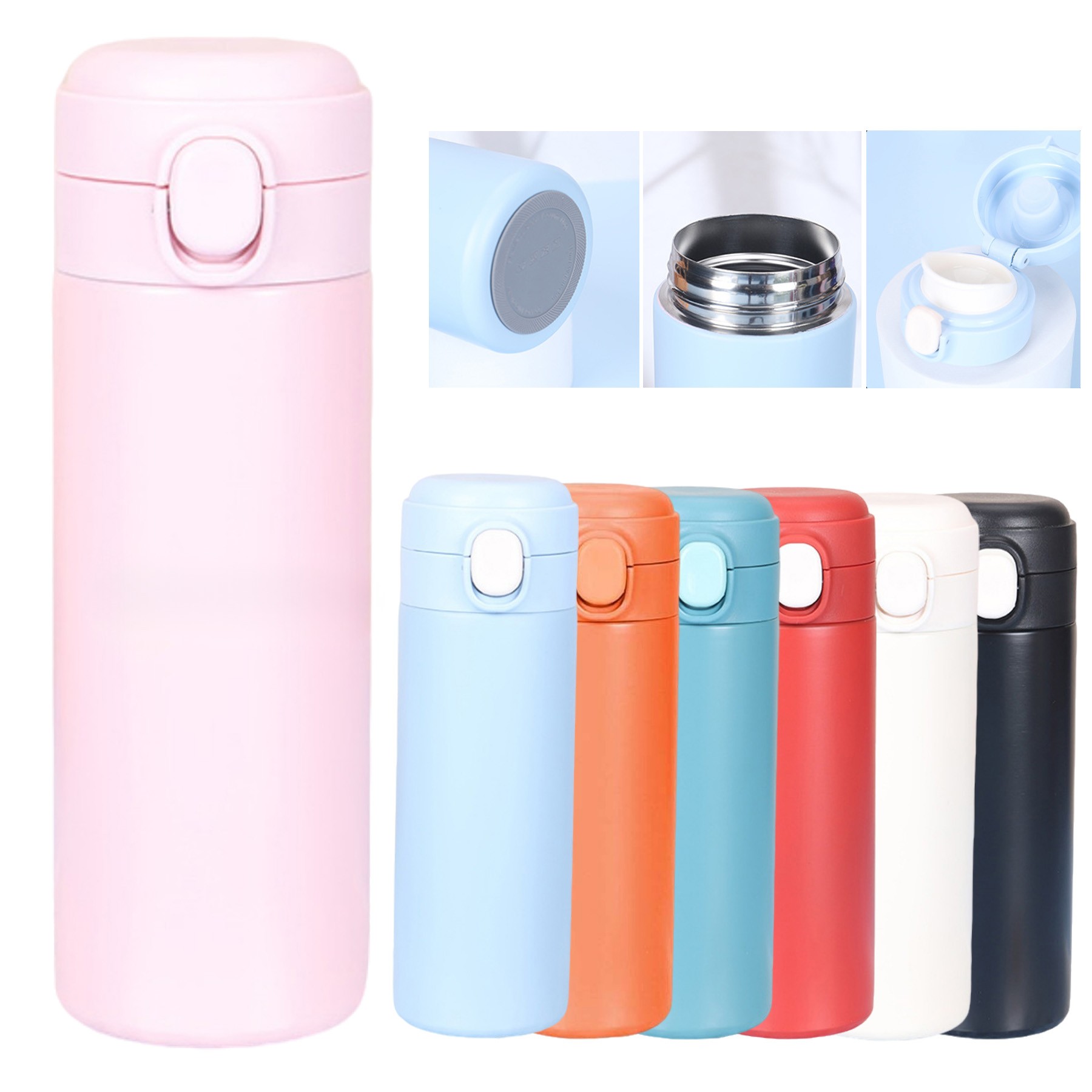 11Oz Thermos Cup With Pop-Up Lid 5