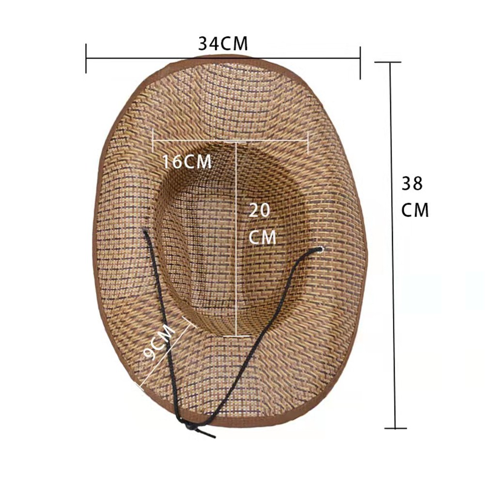 Adult Western Straw Cowboy Hat 2