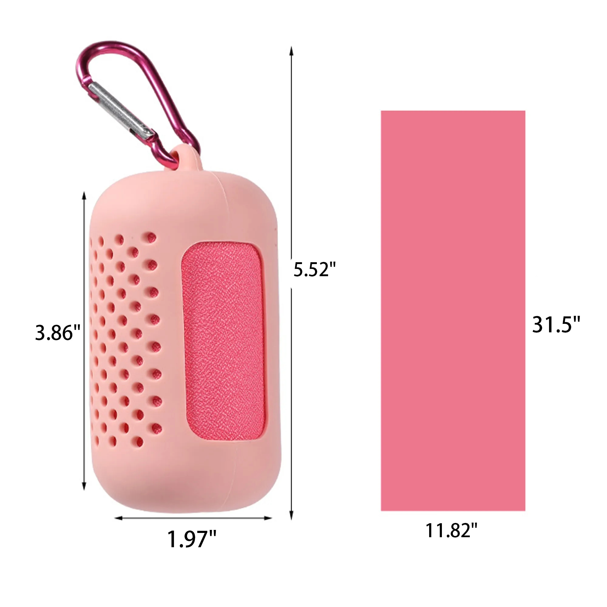 Cooling Towel with Silicone Case 6
