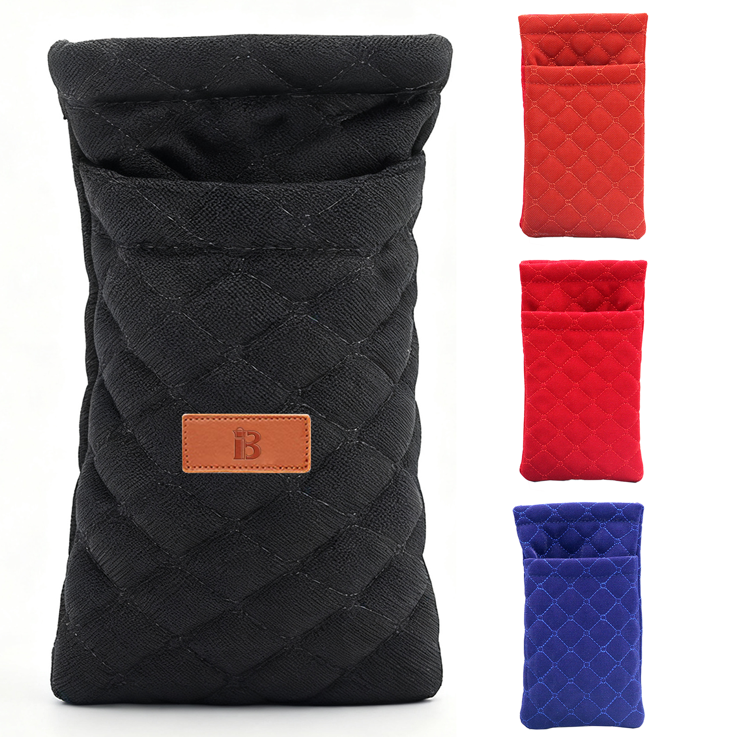 Portable Double-Sided Fabric Glasses Pouch 3