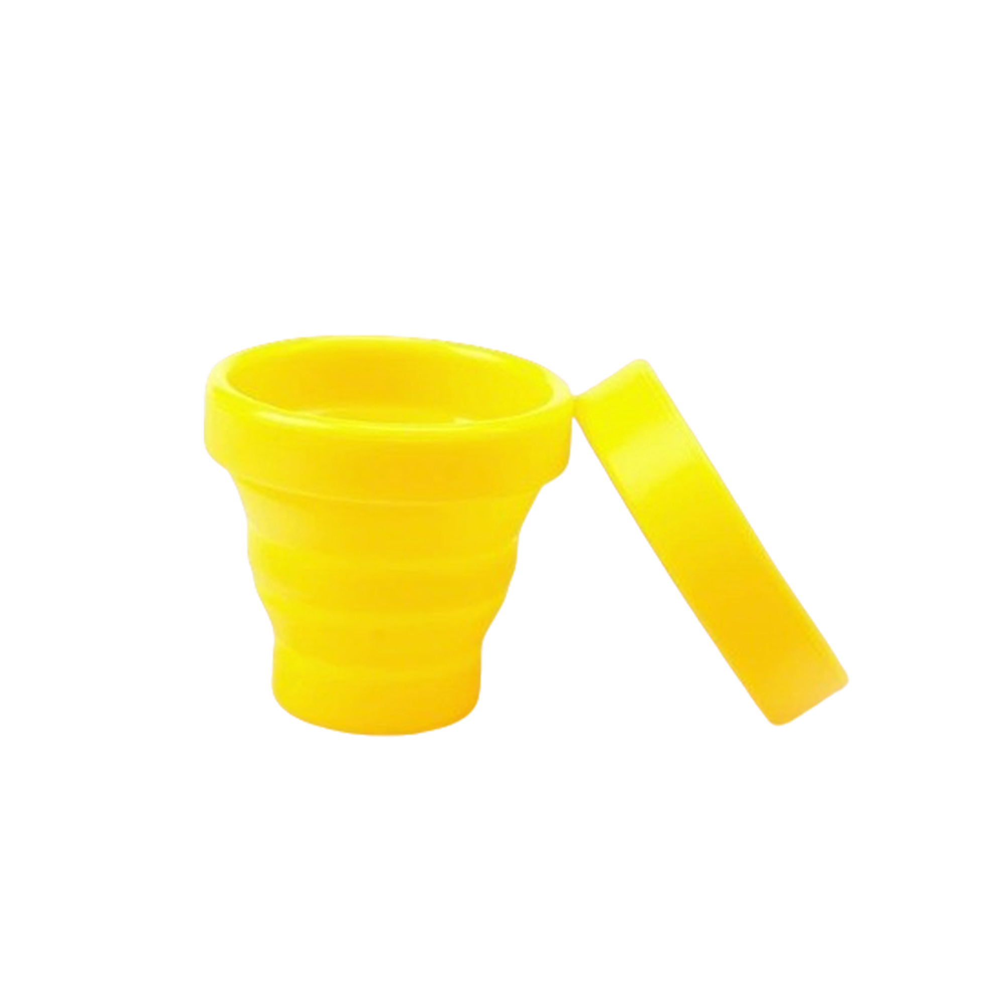 Collapsible Travel Cup With Lid 3 x 1.8 x 2.8" 6