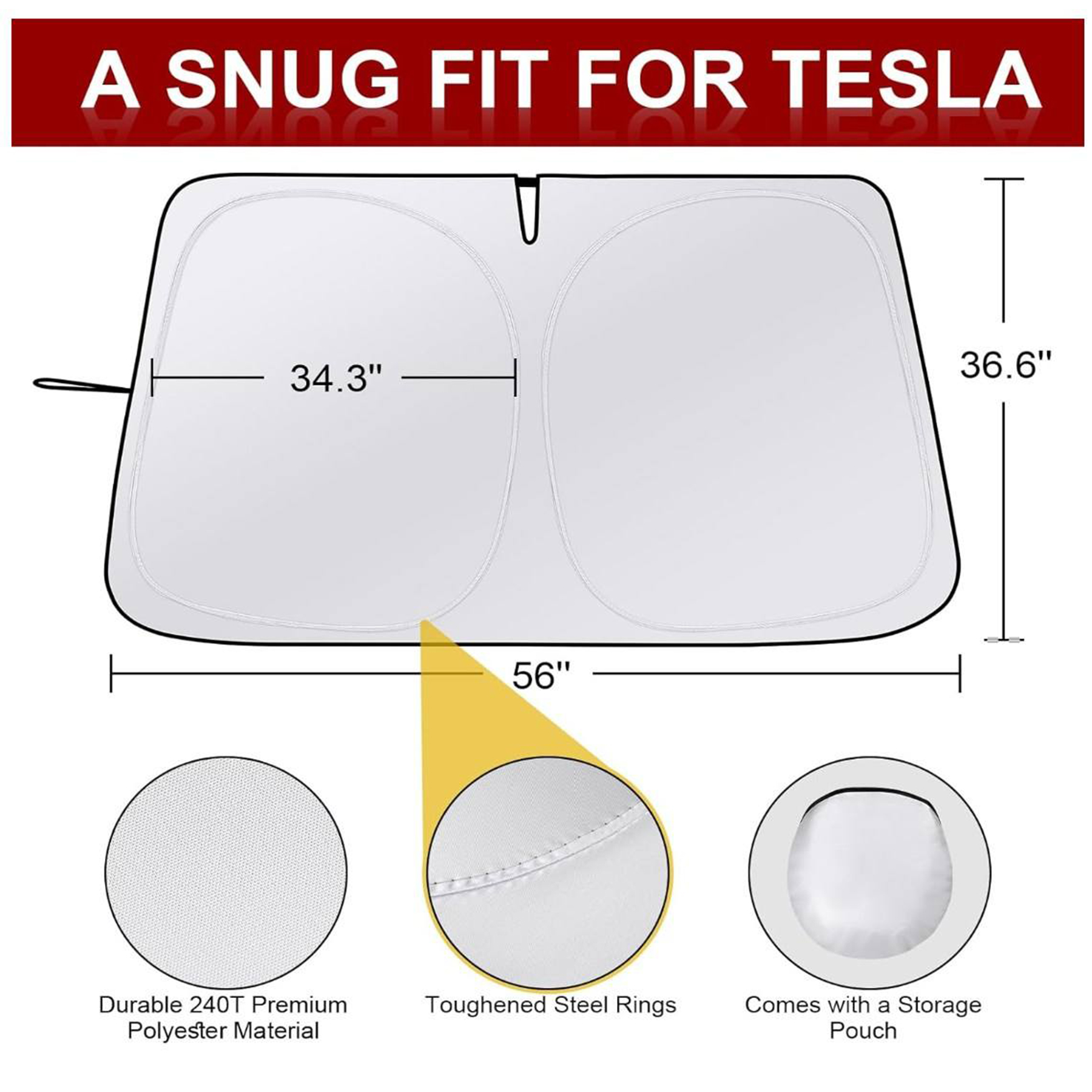 Foldable Car Windshield Sun Shade 4
