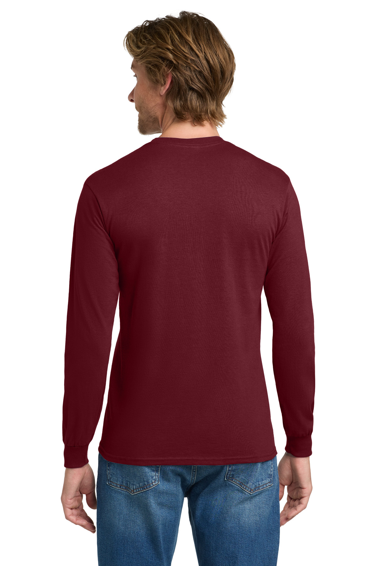 Gildan - Heavy Cotton 100% Cotton Long Sleeve T-Shirt. 5400 4