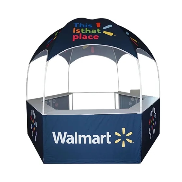 Round Steel Dome Hexagon Tent 2