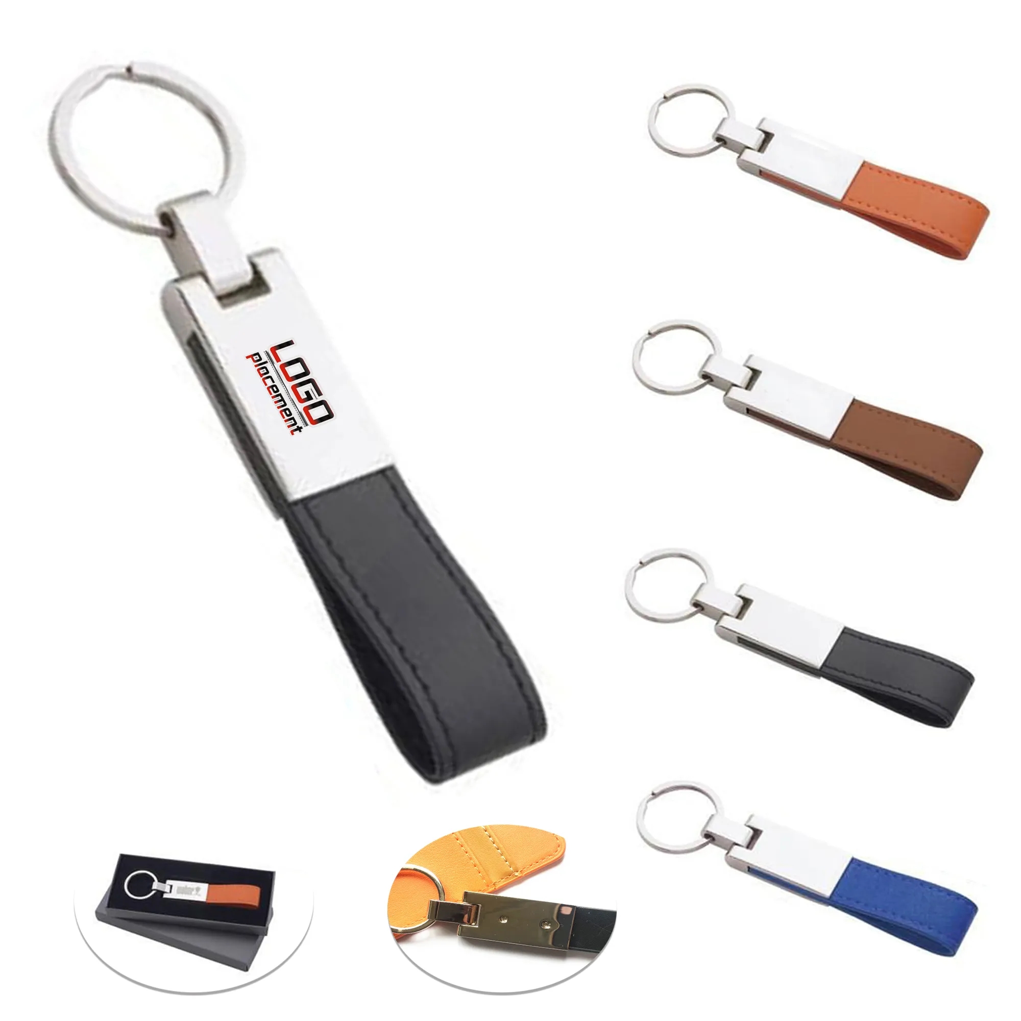Leatherette Key Ring