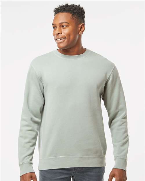 Unisex Midweight Pigment-Dyed Crewneck Sweatshirt - PRM3500 76