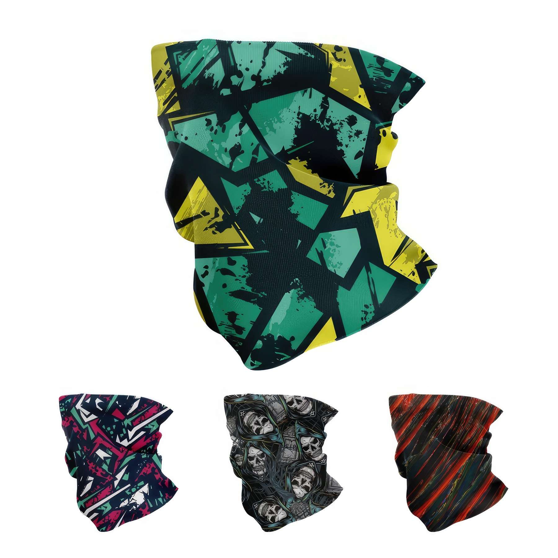 Scarf Bandanas Face Covering For Men Women 2