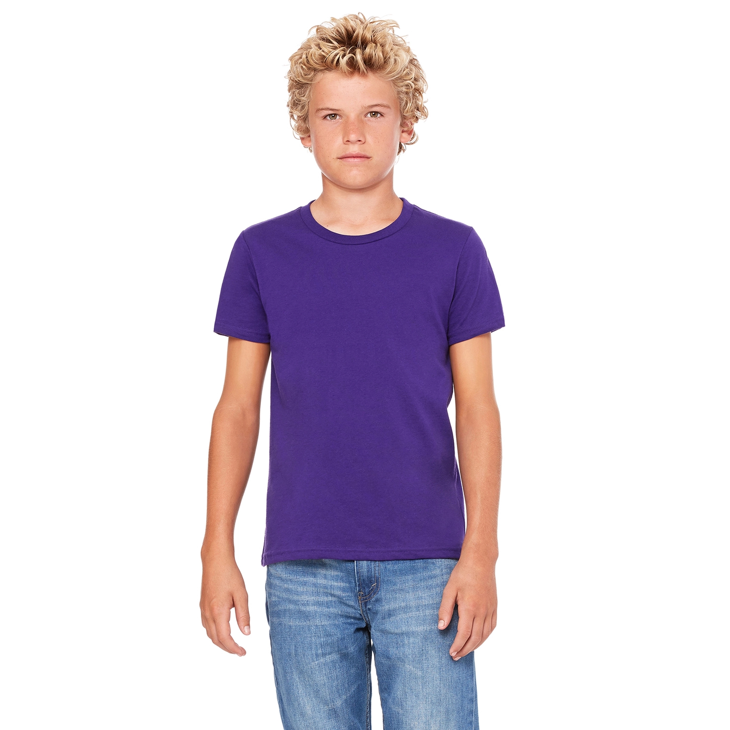 Bella + Canvas Youth Jersey Short-Sleeve T-Shirt 19