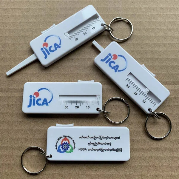 Tyre Tread Depth Gauge Keychain 4