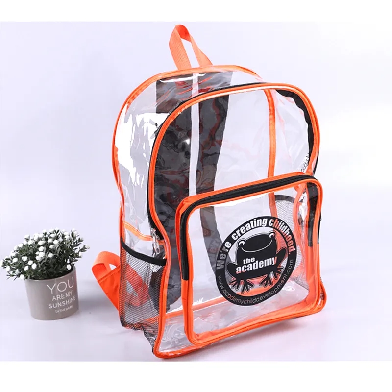 Custom Vinyl Clear Backpack 3