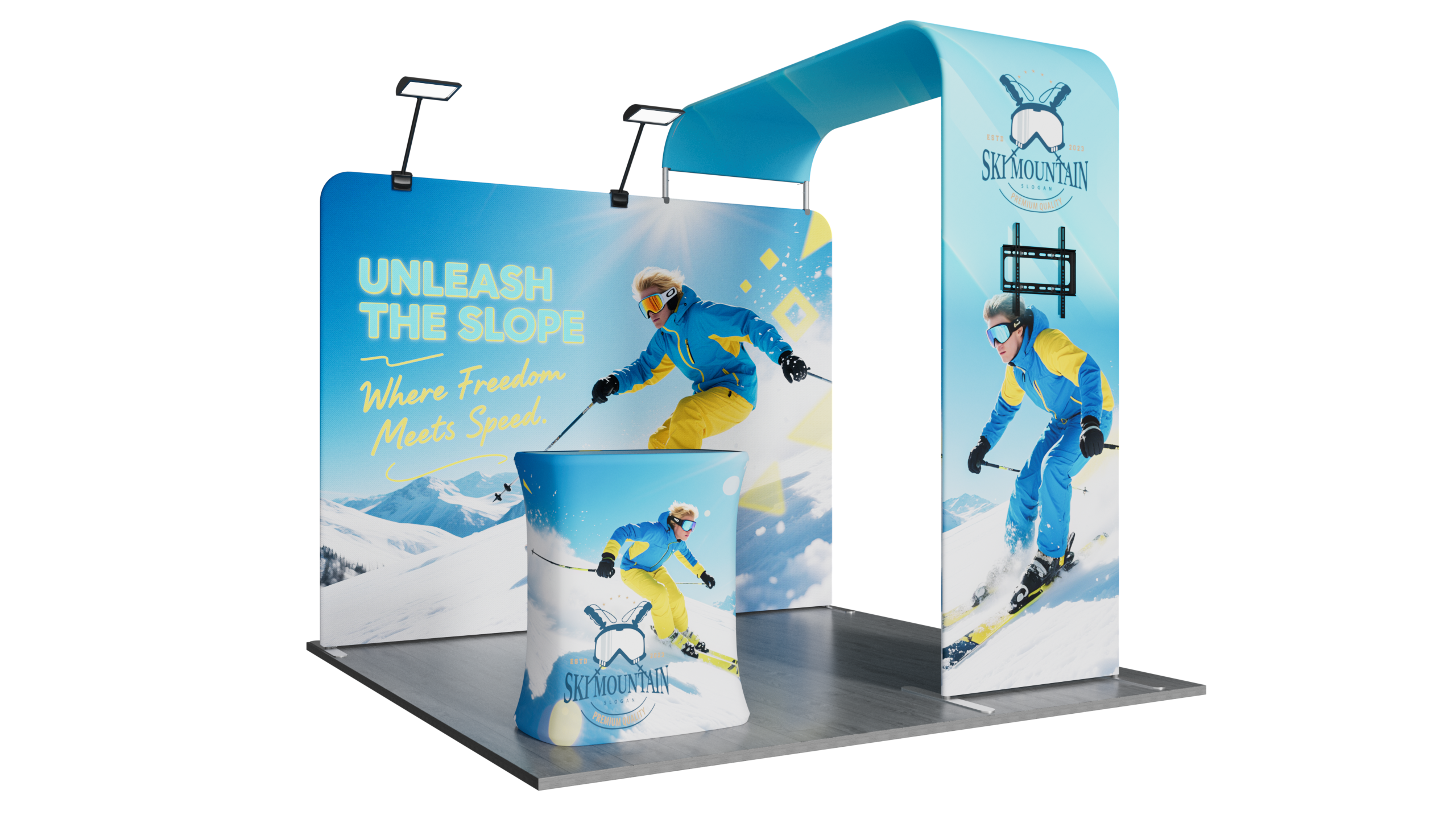10'x10' Tradeshow Booth Kit - I Kit 5