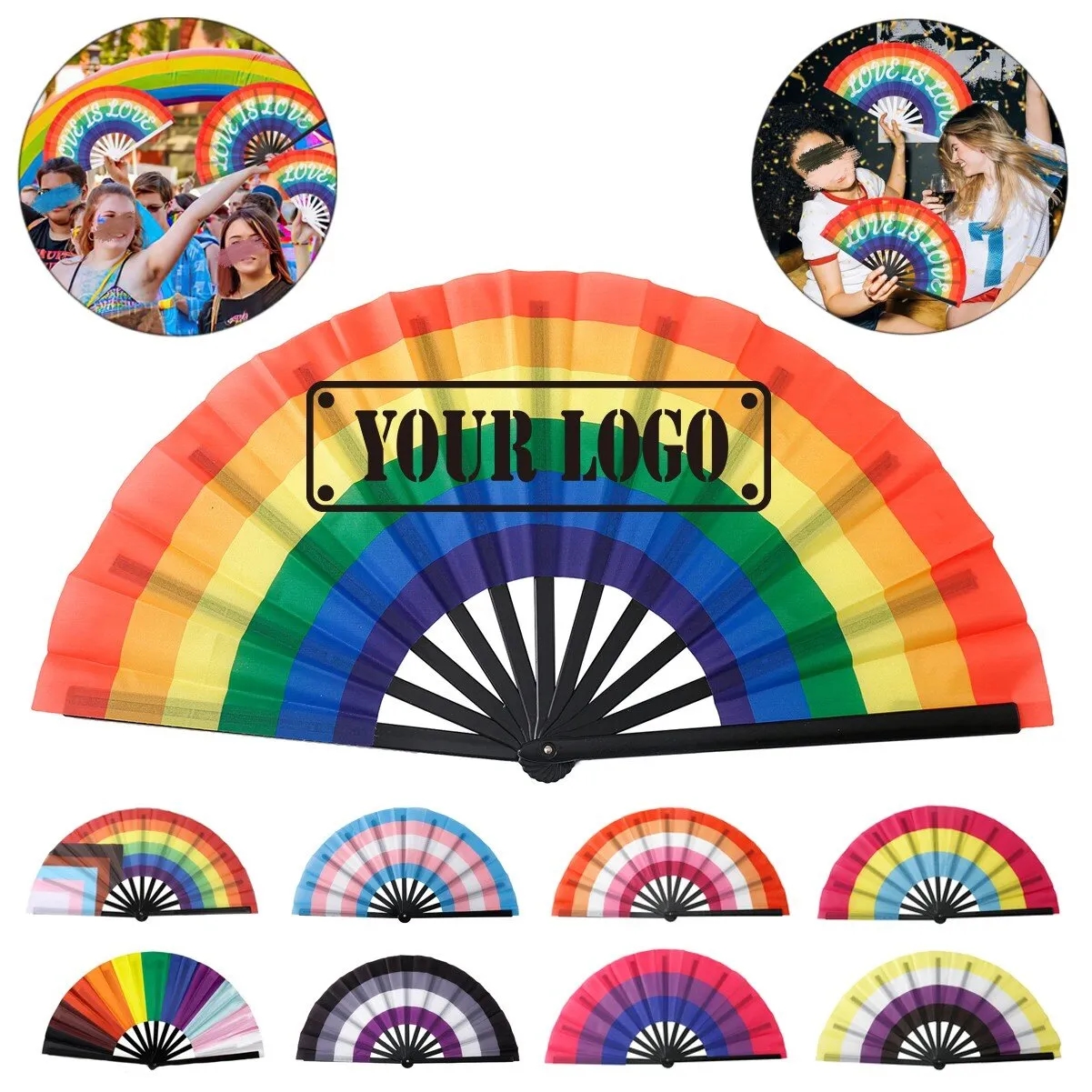 Fold Rainbow Fan 3