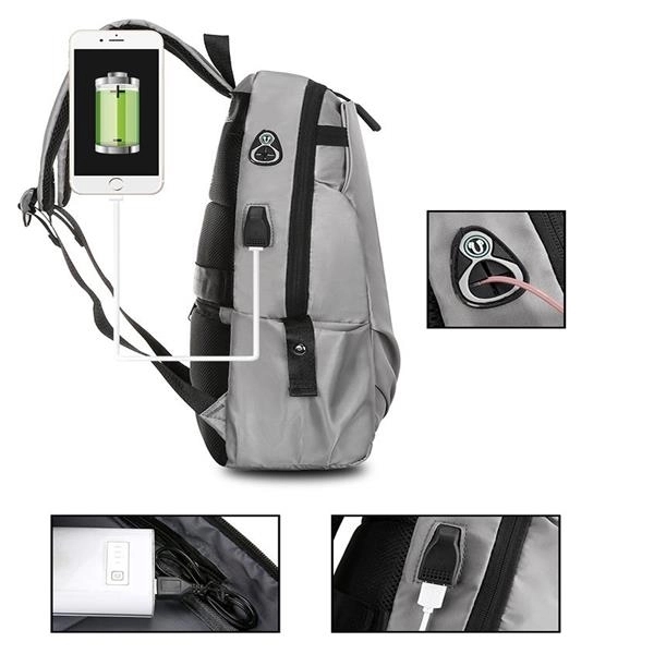 Laptops Backpack With Usb Charging Port 2