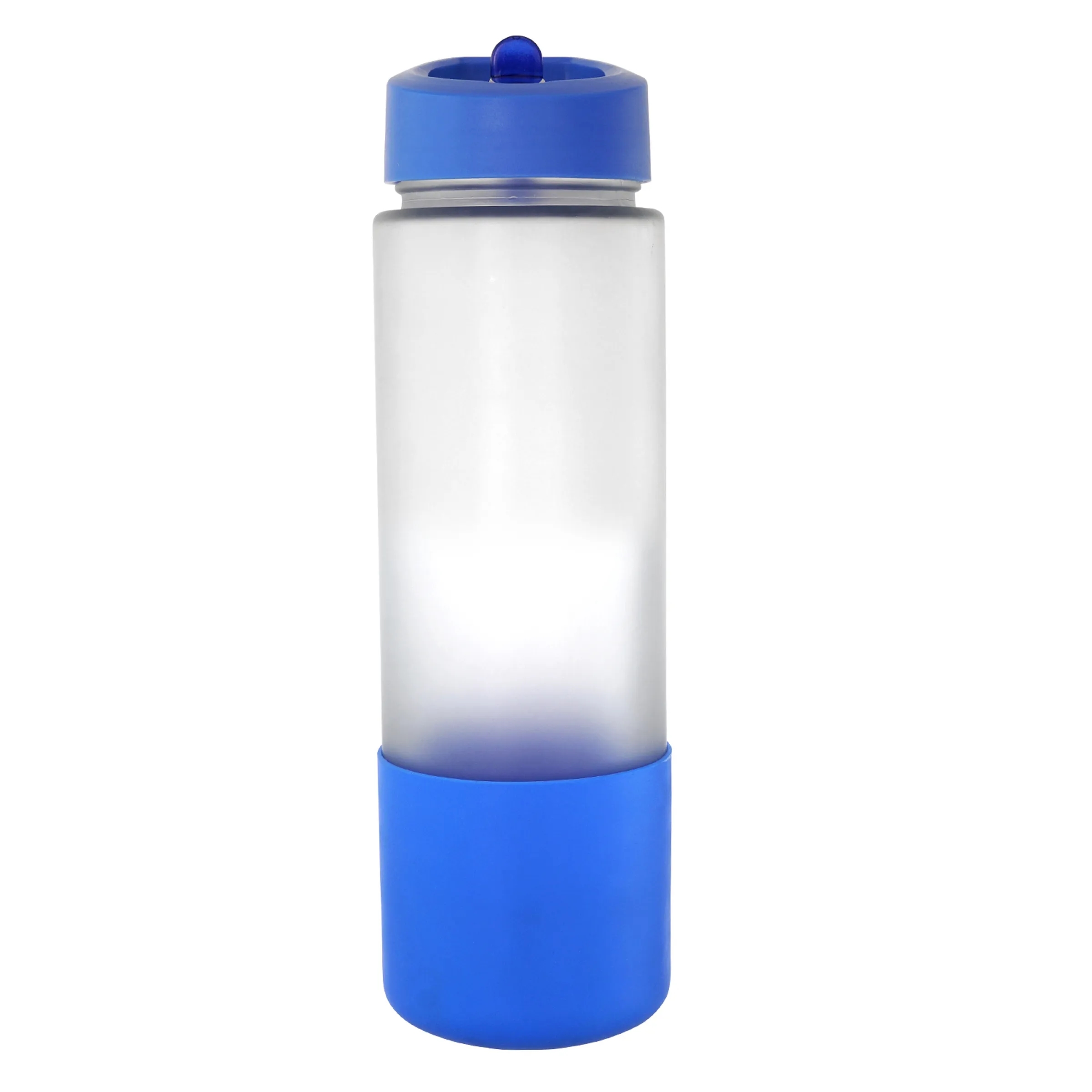 Pop Up 22 oz. Full Color Frosted Glass Grip Bottle 11