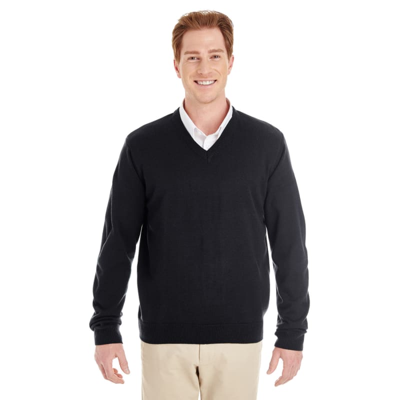 Harriton Men's Pilbloc™ V-Neck Sweater, custom hoodie or sweatshirt with logo imprint 3