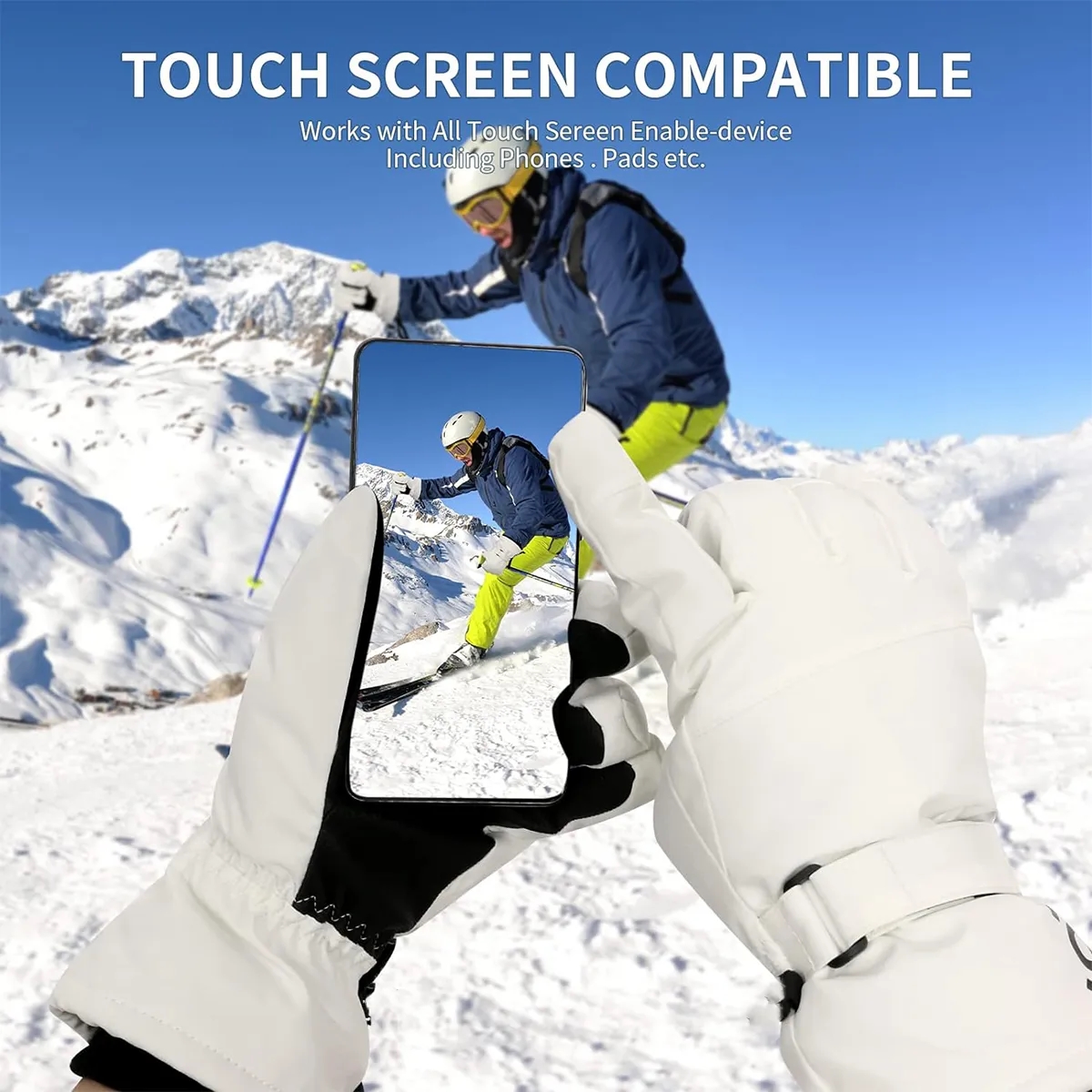 Warm Winter Snow Outdoor Gloves for Cold Weather 3