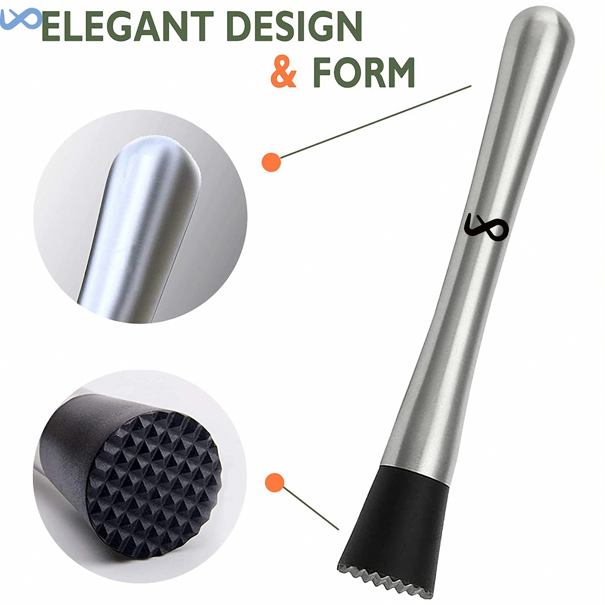Thick and Long Cocktail Stirrer 2
