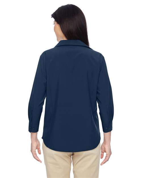 Women's Paradise Three-Quarter Pullover Sleeve Performance Shirt - M610W 8