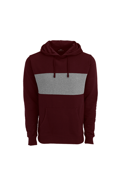 Premium Cotton Blocked Fleece Pullover Hoodie, custom hoodie or sweatshirt with logo imprint 10