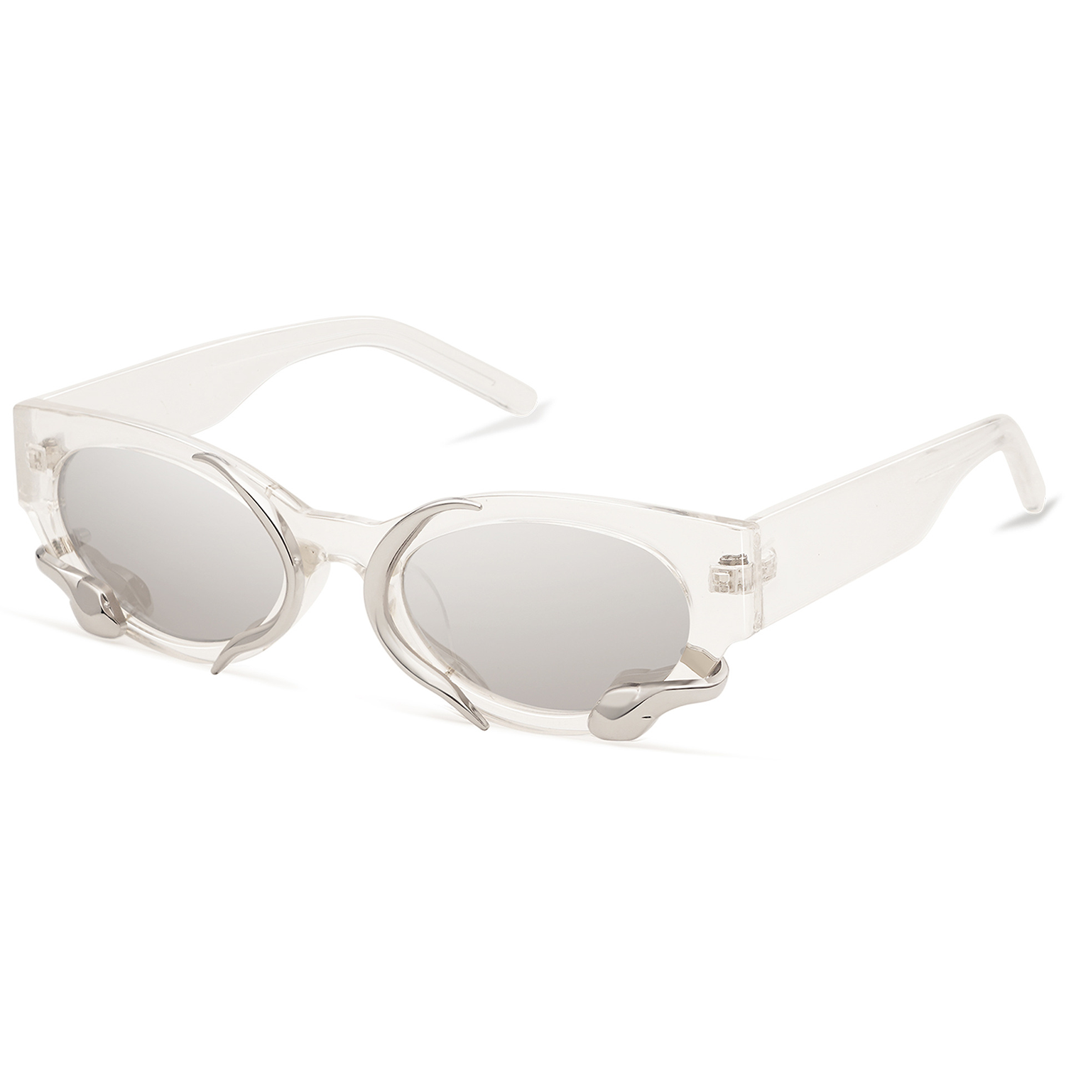 Vintage Metal Snake Sunglasses 8
