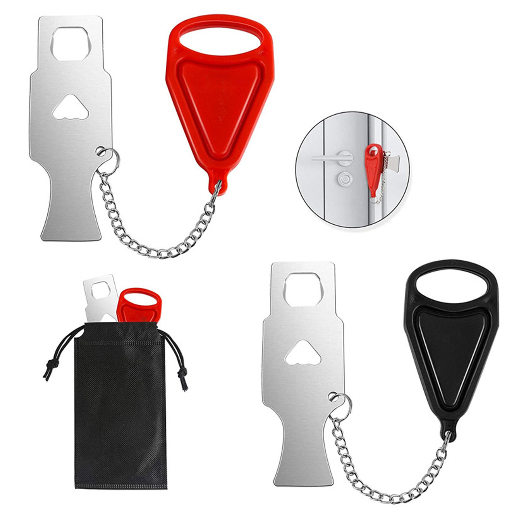 Portable Door Lock Home Security Door Locker