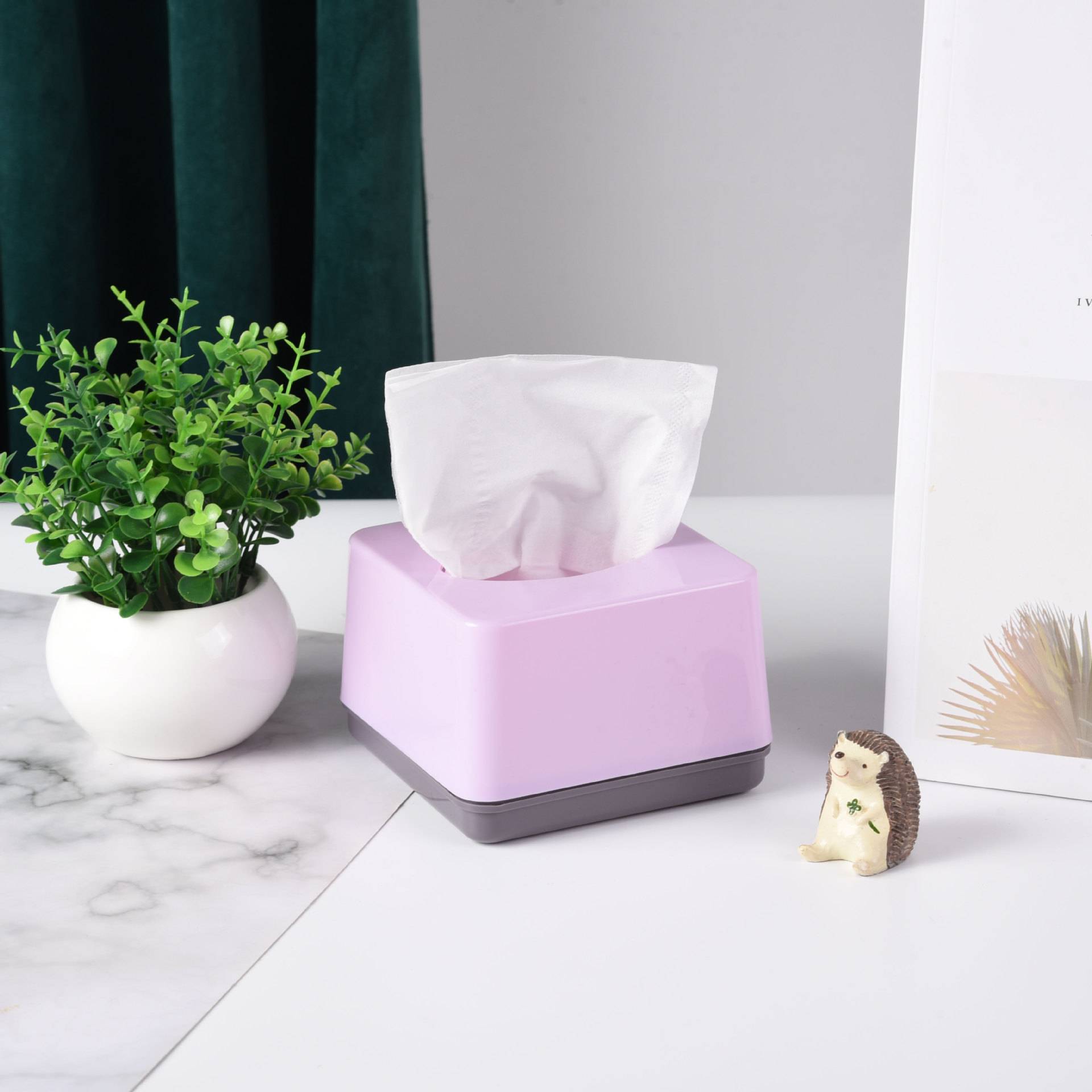 Thick small tissue box for home living room 6