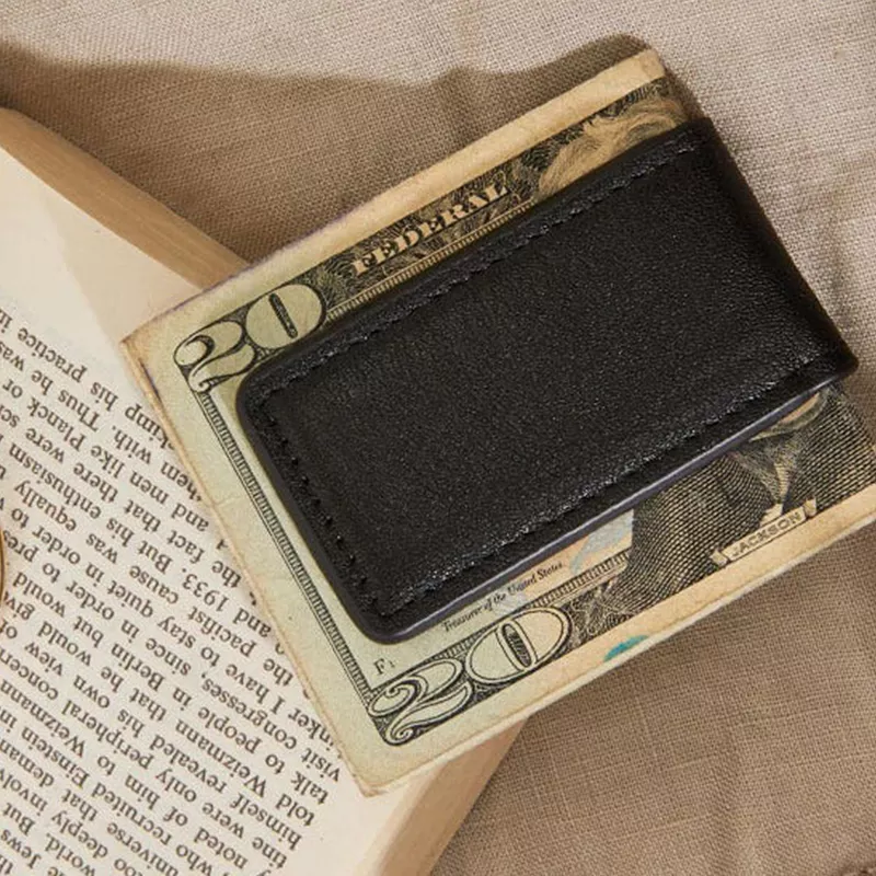 Leather Magnetic Money Clip 2