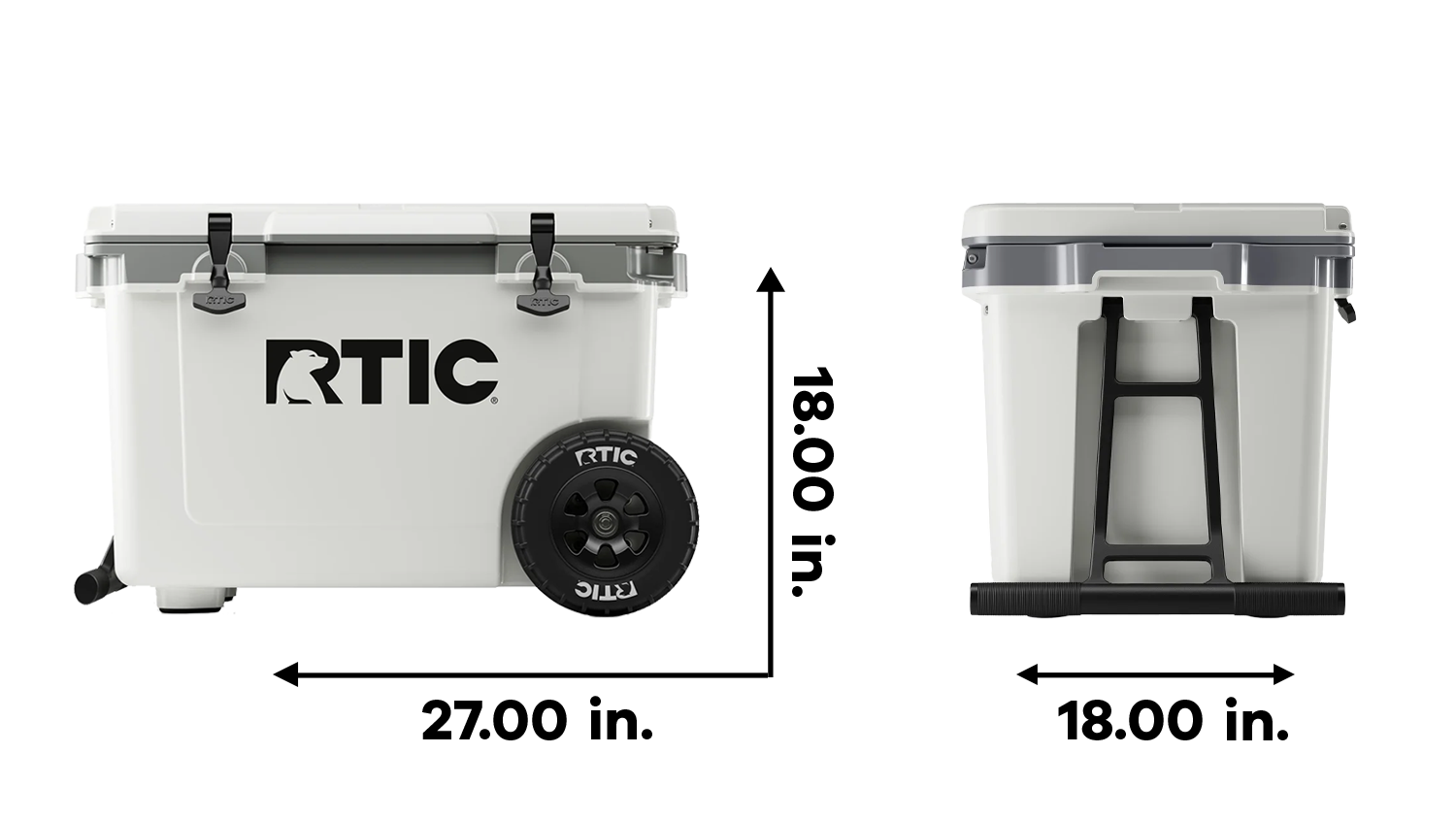 Rtic 52 qt Ultra Light Cooler With Wheels 3