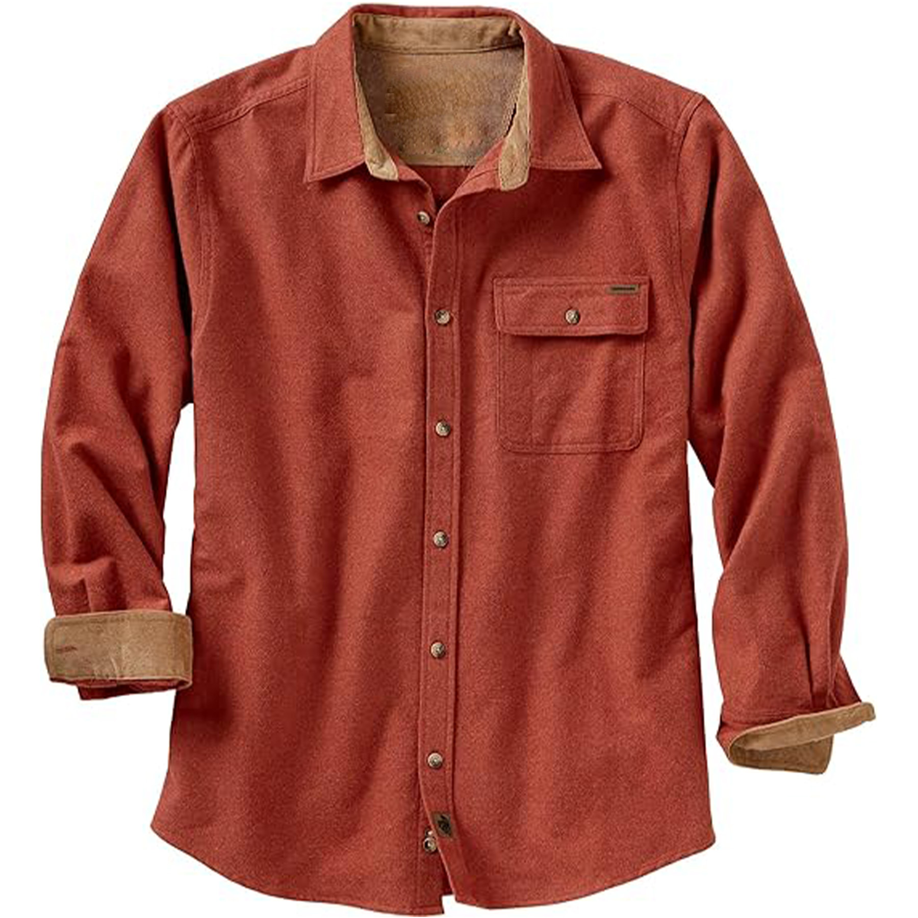 Flannel Long Sleeved Button Down Shirt 9