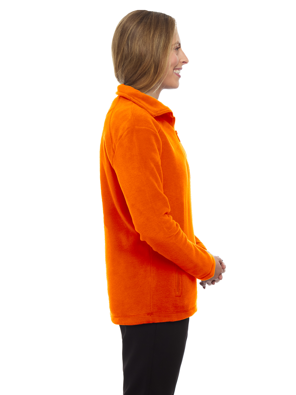 Blue Generation - Women's 2-Pocket Micro Fleece Full Zip Jacket 8