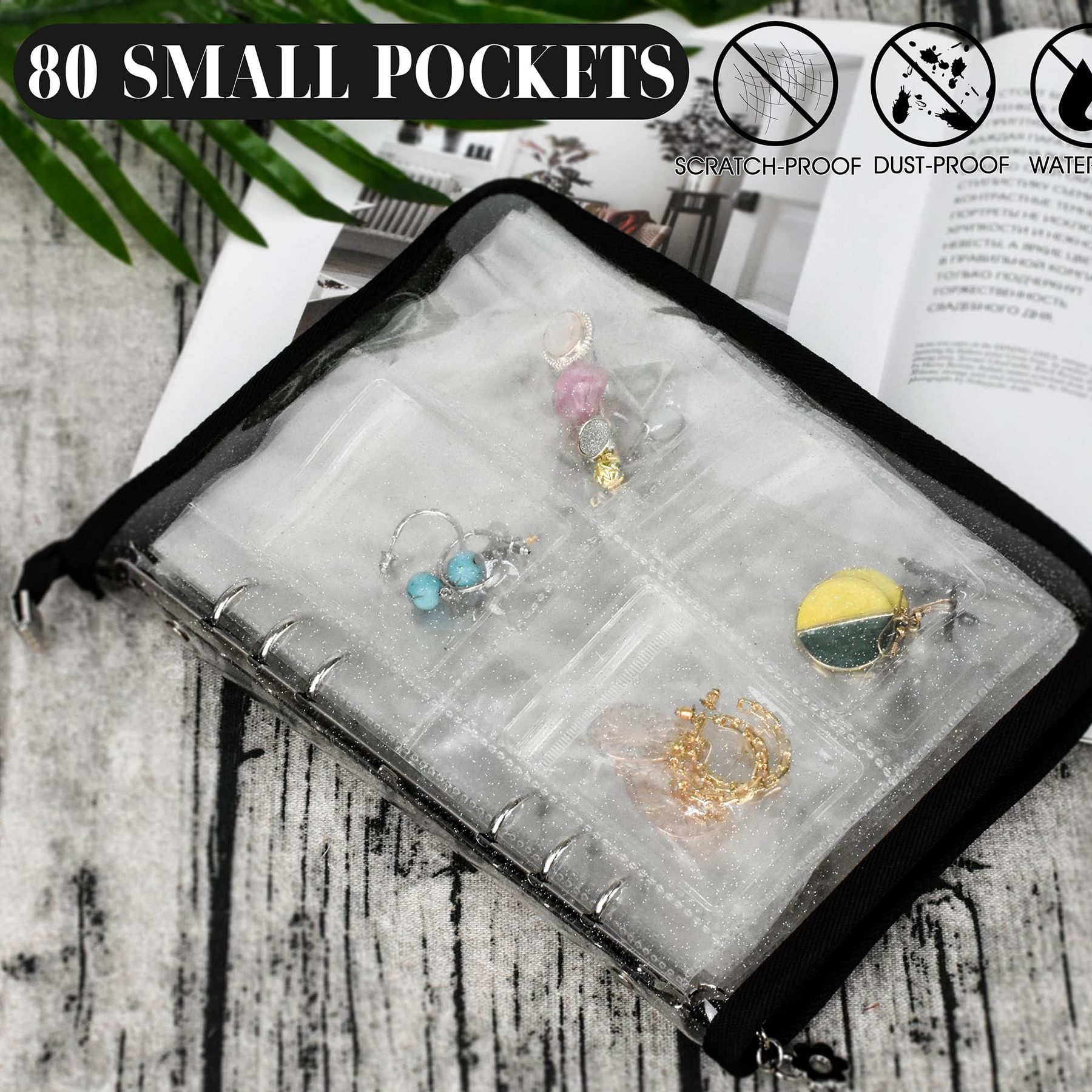 Jewelry Storage Organizer Book Case 3