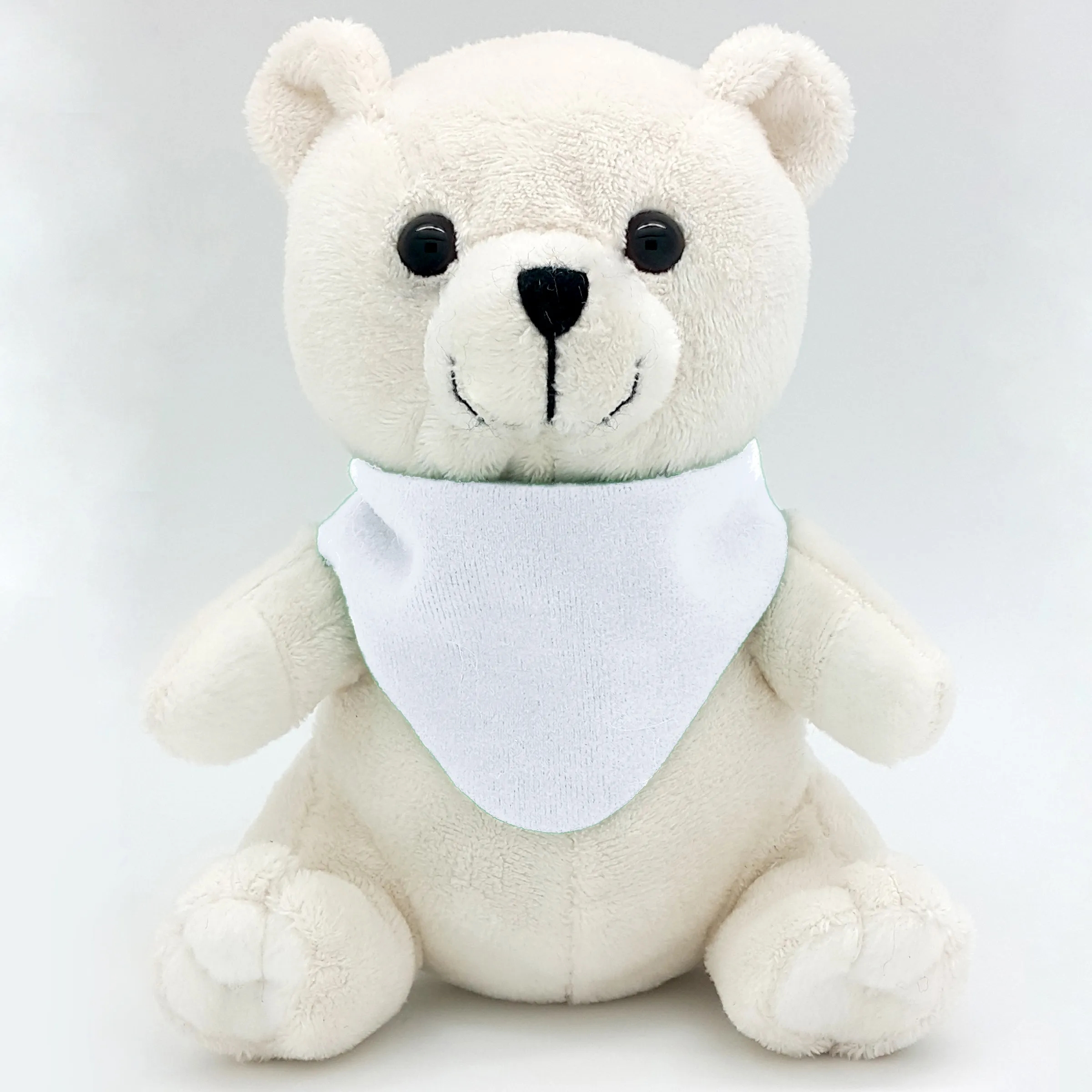 6" Beanie White Bear 3