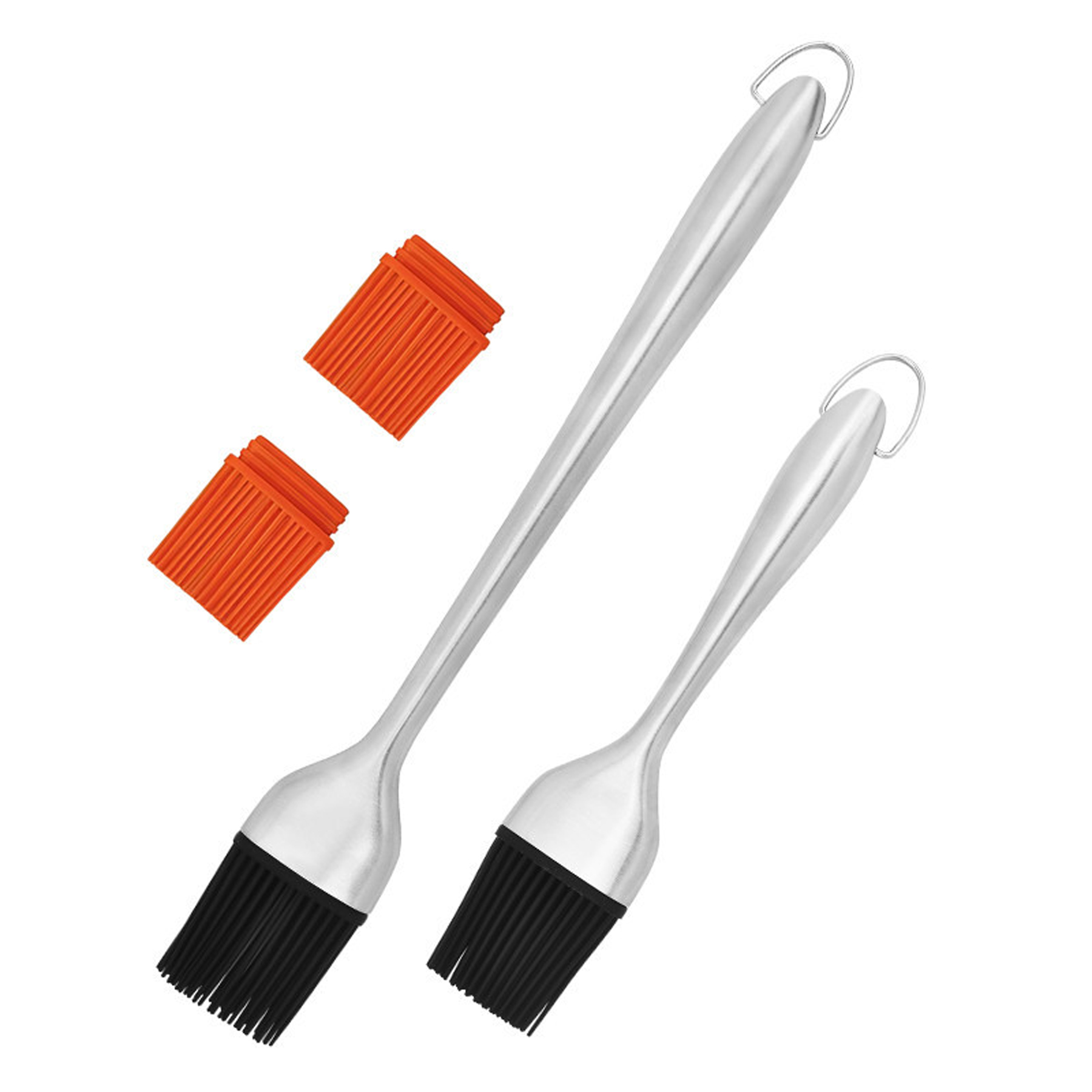 Silicone Head Stainless Steel Cleaning Brushes 3