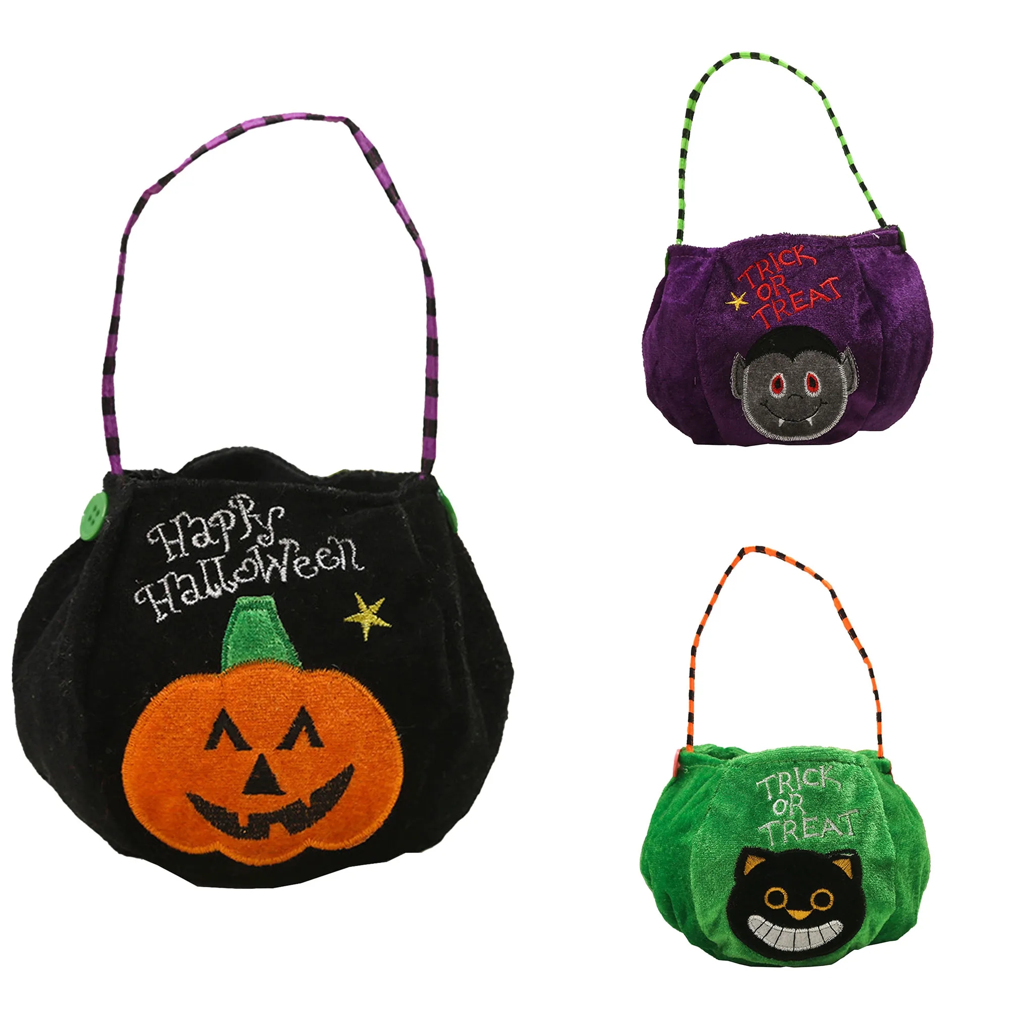 Halloween Trick or Treat pleuche Bag 3