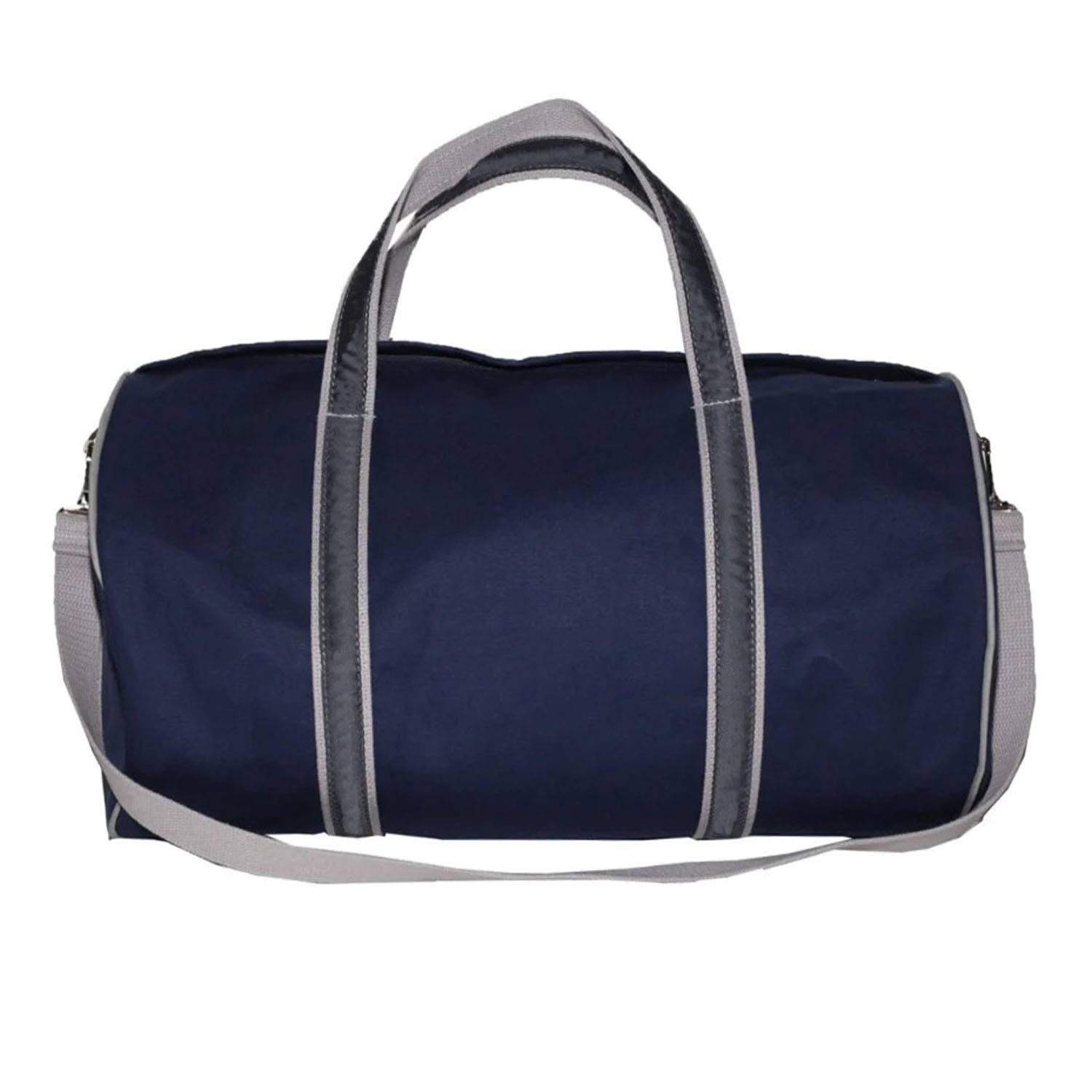 Lightweight Round-Shaped Canvas Gym Travel Bag w/ Strap 6