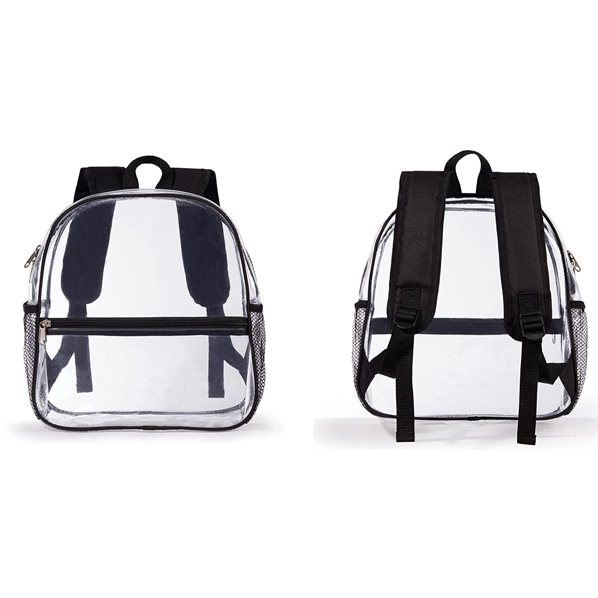 Clear Heavy Duty PVC Transparent Backpack 4