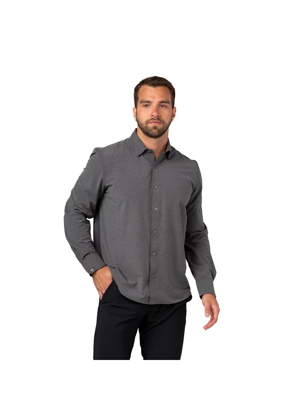Storm Creek Men's Prodigy Soft Poly/Cotton Blend Button Down