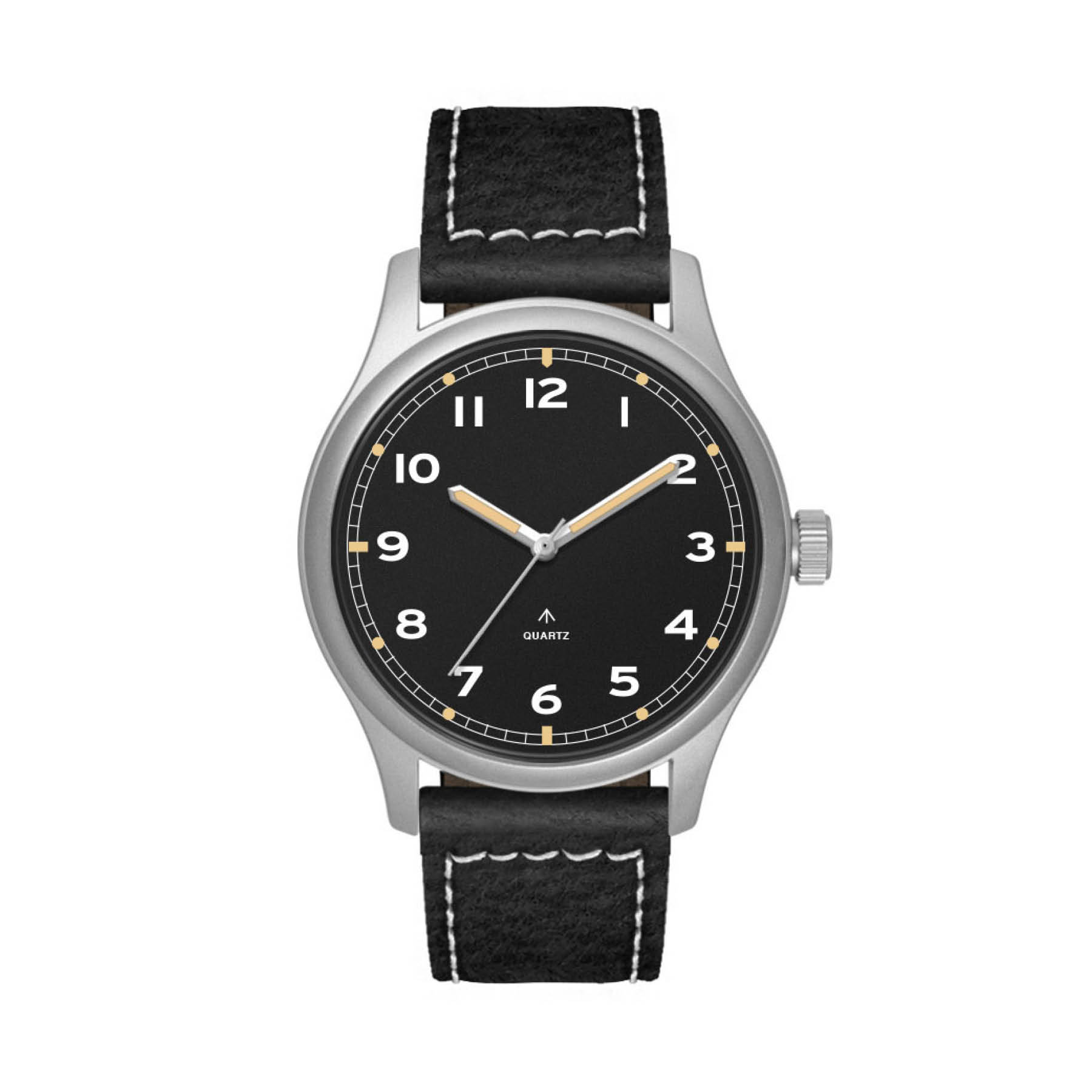 40MM, SILVER METAL CASE, 3-HAND MVT 2