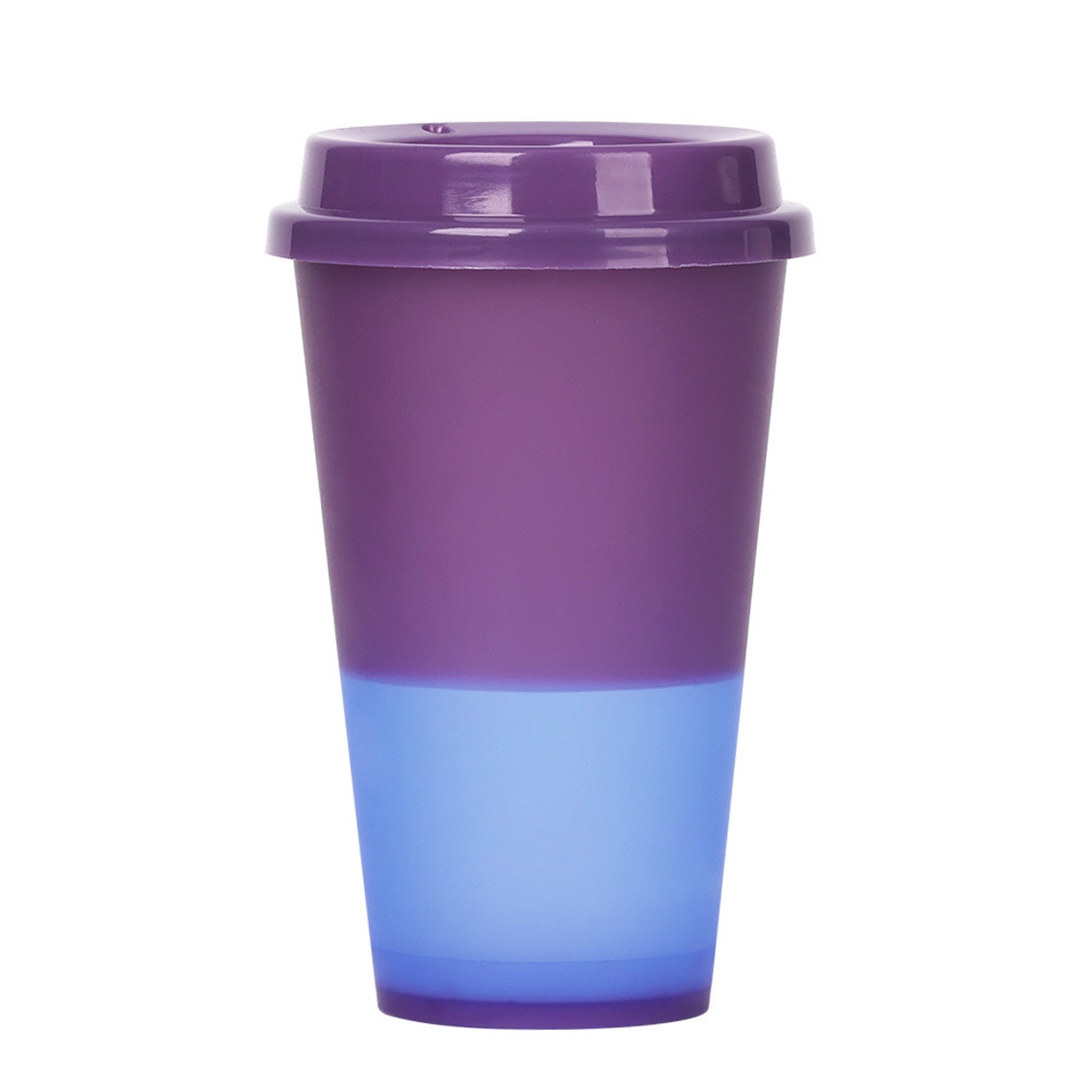 5 Pack Color Changing Cups 17 oz Plastic Cups with Lids 5