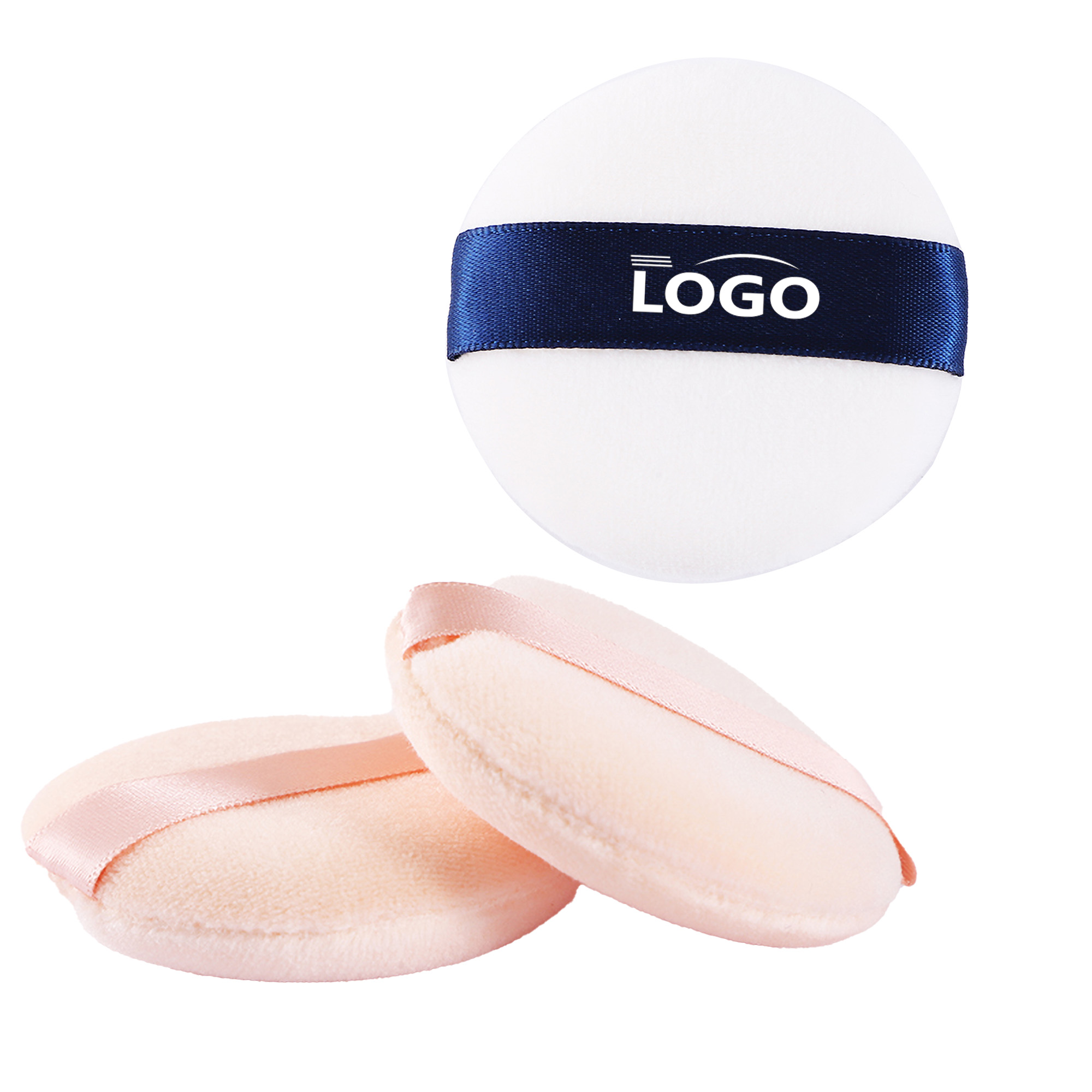 Powder Puff Washable Round Velour Soft Loose 1