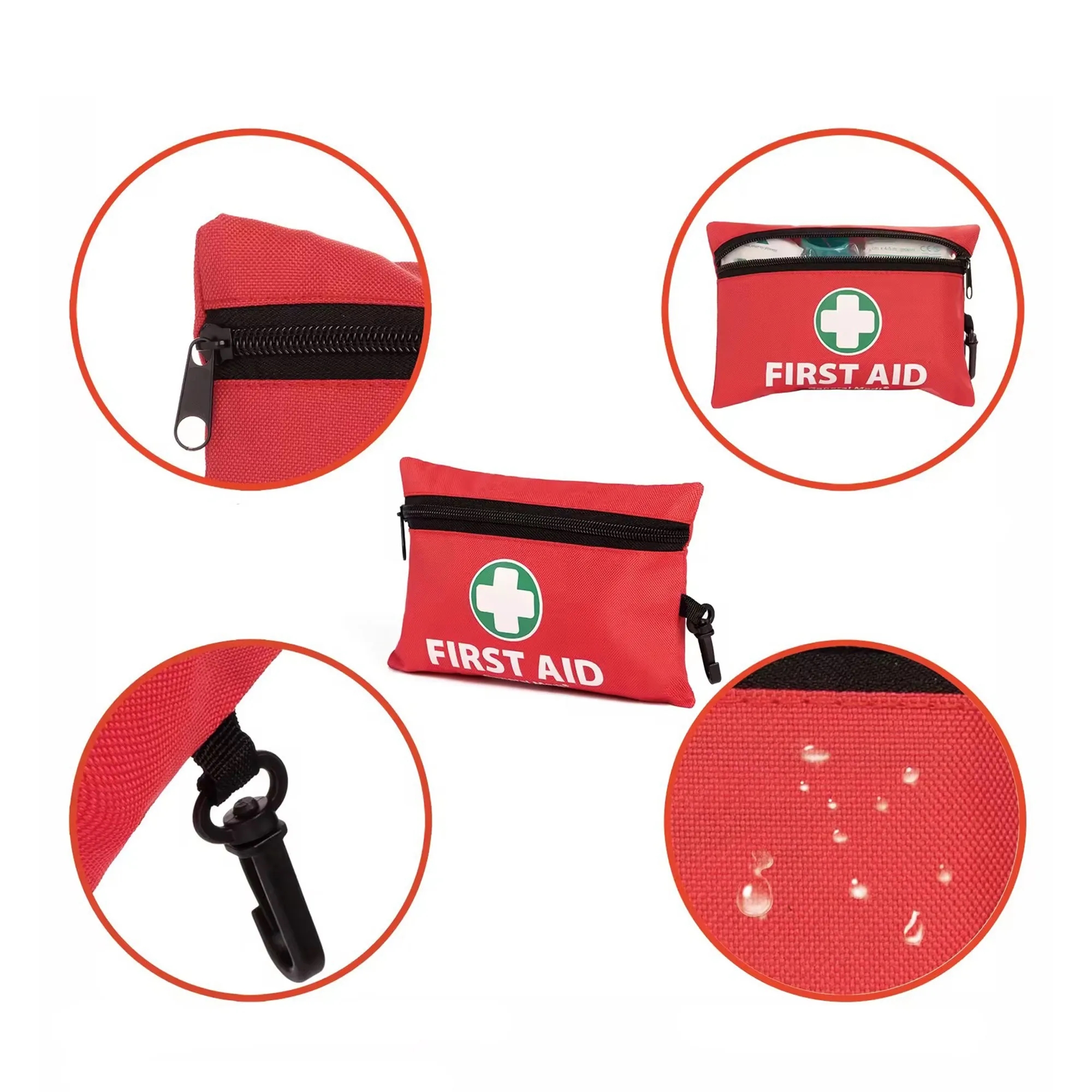 132 Piece Small First Aid Kit 2
