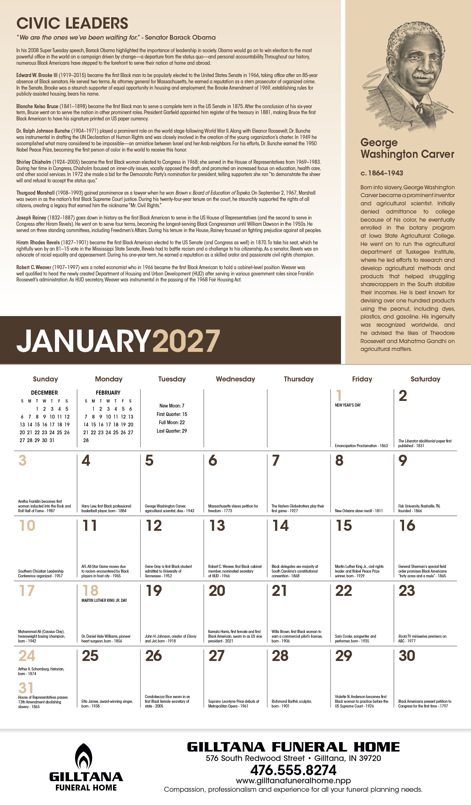 Triumph® Calendars African-American Heritage Barack Obama Calendar 40