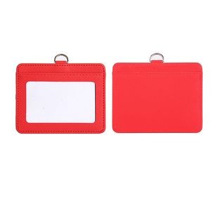 RFID Blocking PU Leather Card Holder with Lanyard 13